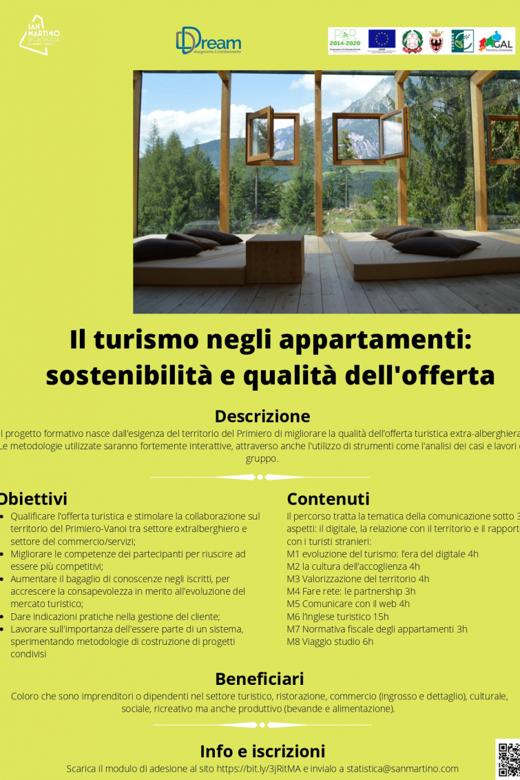 Il turismo negli appartamenti: sostenibilità e qualità dell'offerta